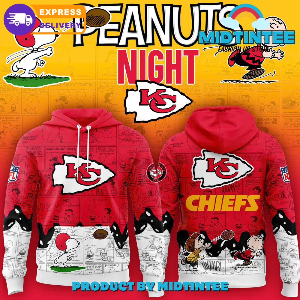 Kansas City Chiefs 75th Anniversary of Peanuts Hoodie