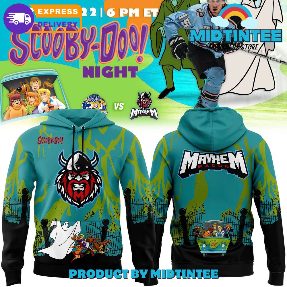 Macon Mayhem x Scooby-Doo Limited Hoodie 2025