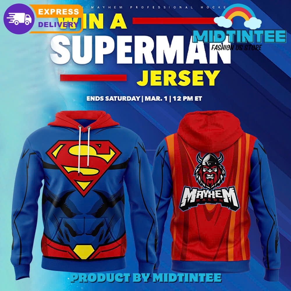 Macon Mayhem x Supper Man Hoodie Set 2025