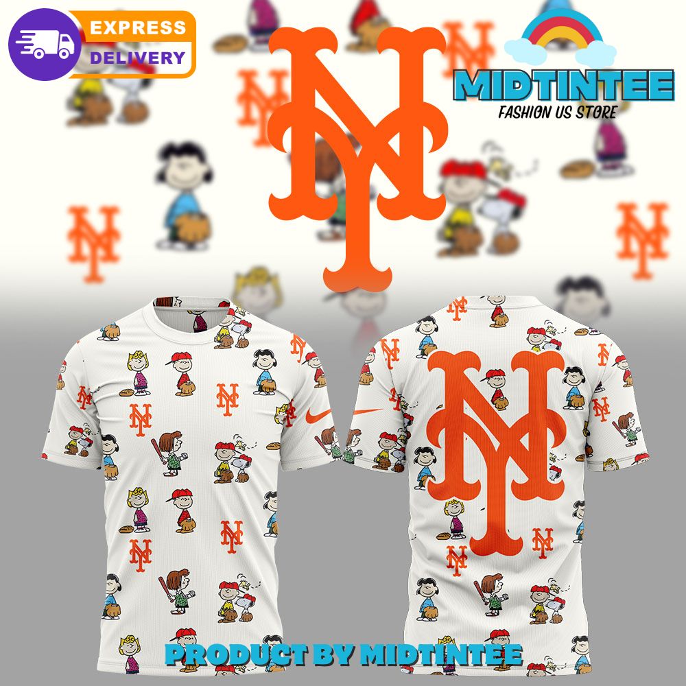 New York Mets Peanuts 75th Anniversary Limited Shirt