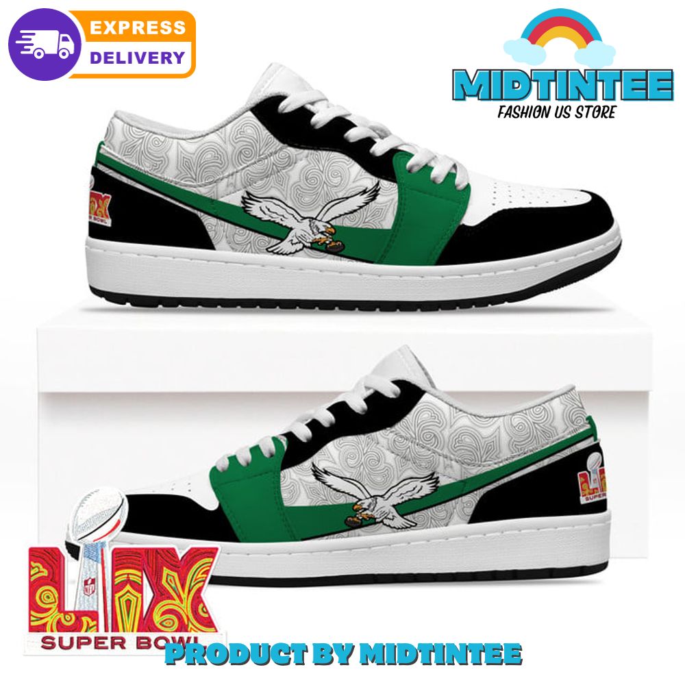 Philadelphia Eagles Super Bowl LIX Kelly Green Nike Jordan 1