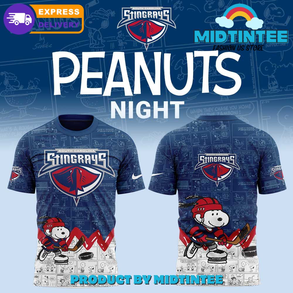 South Carolina Stingrays Anniversary of Peanuts Shirt