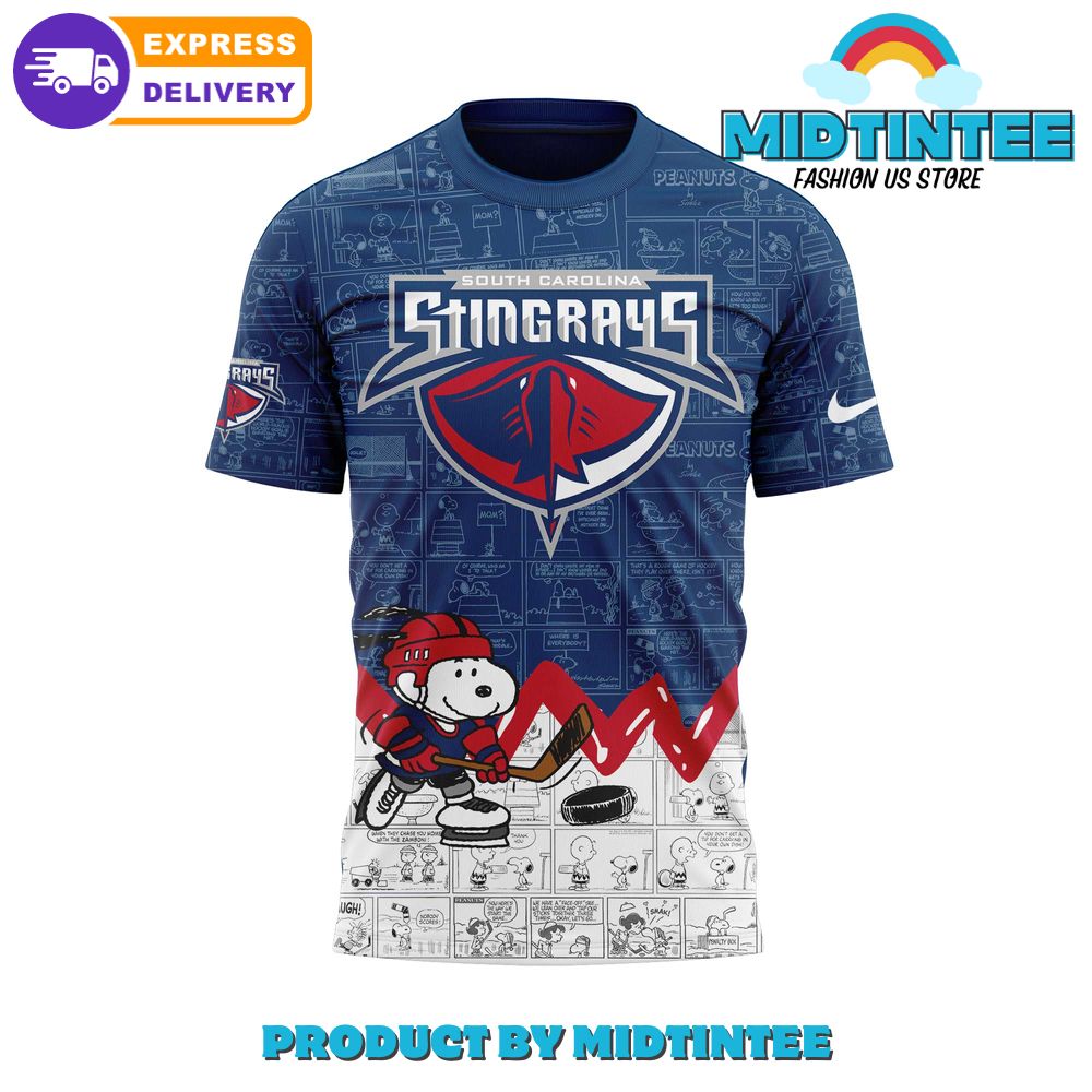 South Carolina Stingrays Anniversary of Peanuts Shirt