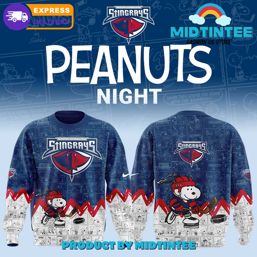 South Carolina Stingrays Anniversary of Peanuts Sweatshirt