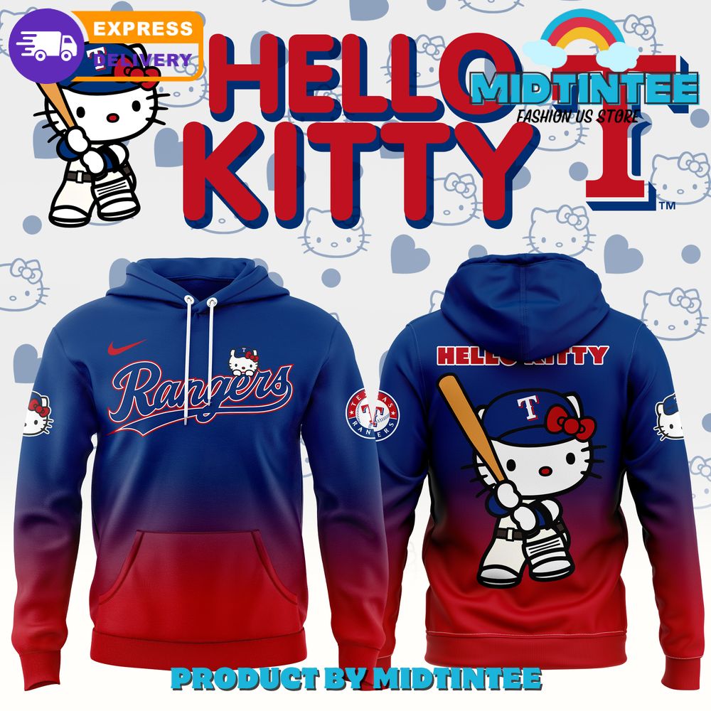 Texas Rangers x Hello Kitty Night 2025 Hoodie