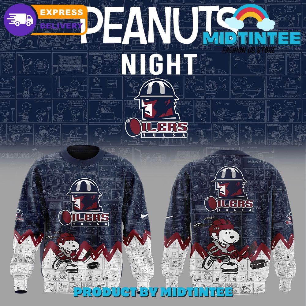 Tulsa Oilers 75th Anniversary of Peanuts Sweatshirt