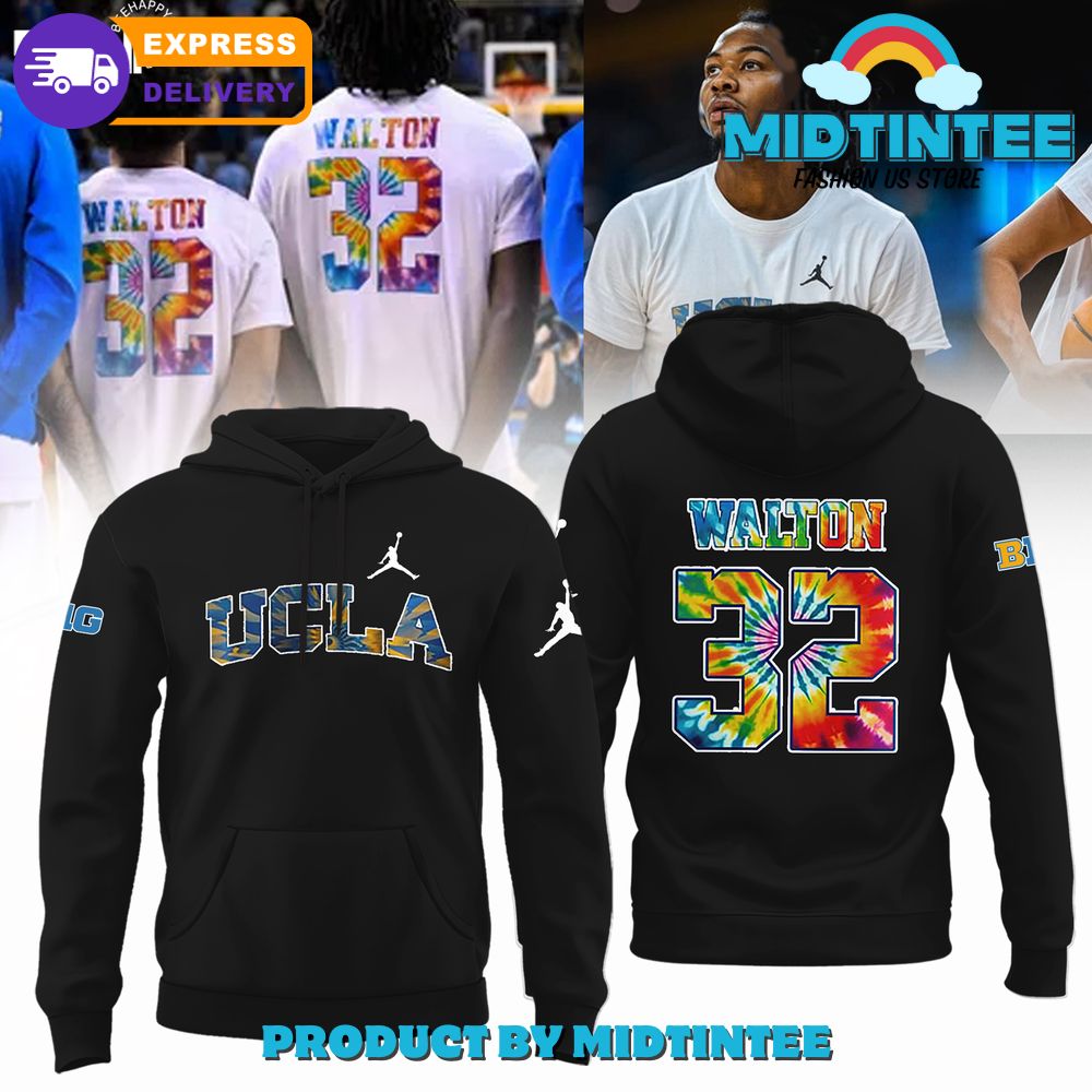 UCLA Honors The Late Bill Walton Limited Edition Black Hoodie