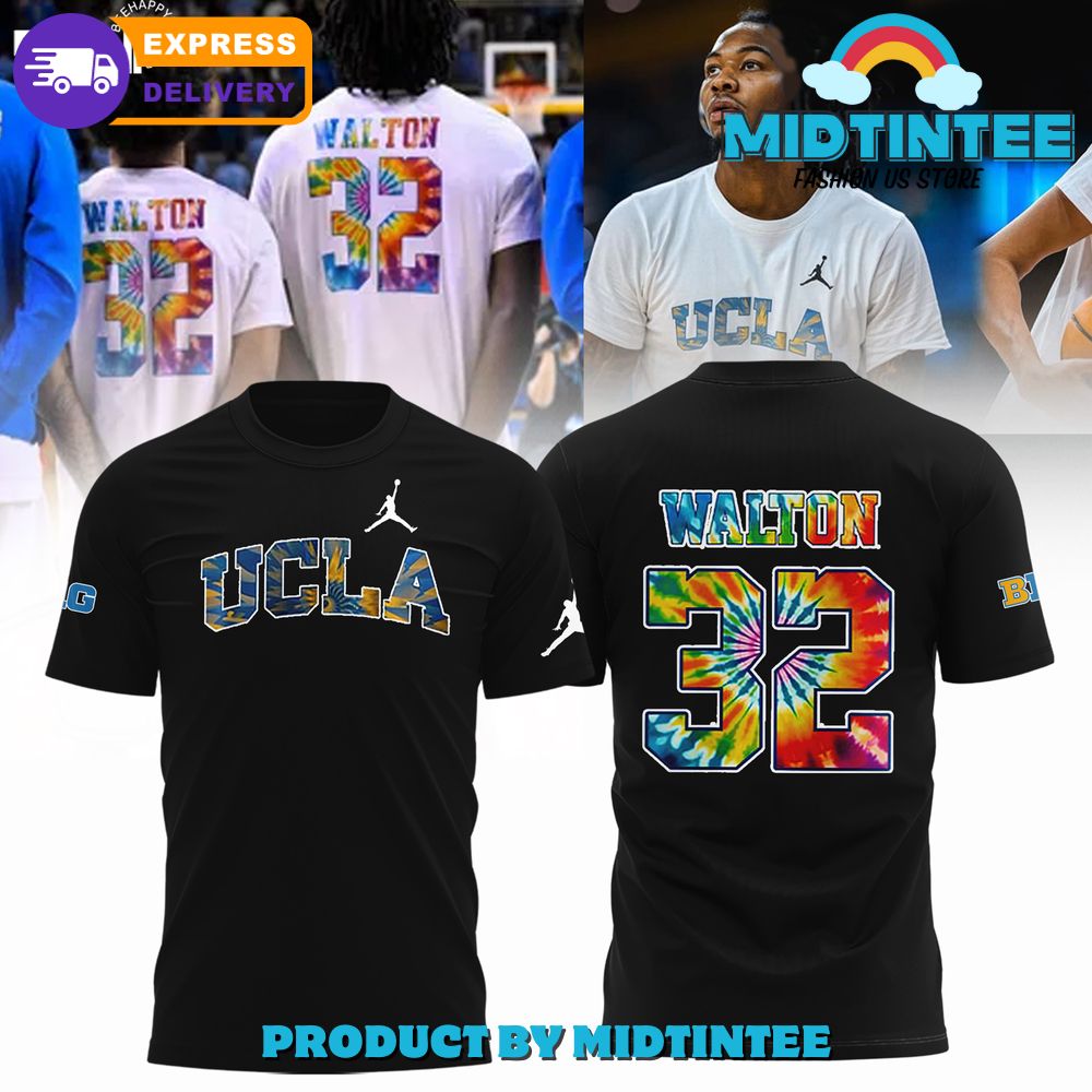 UCLA Honors The Late Bill Walton Limited Edition Black Shirt