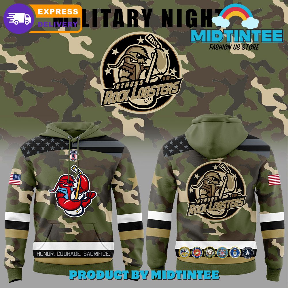 Athens Rock Lobsters Military Night Hoodie Set