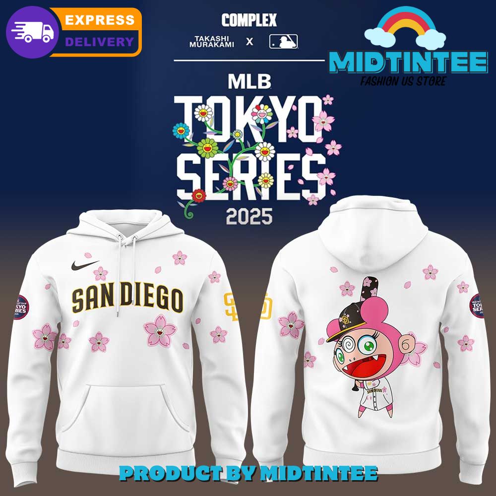 San Diego Padres Takashi Murakami x MLB World Tour Tokyo Series Hoodie Set