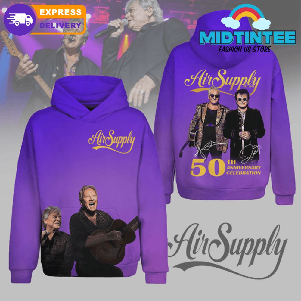 Air Supply 50th Anniversary Celebration 2025 Hoodie