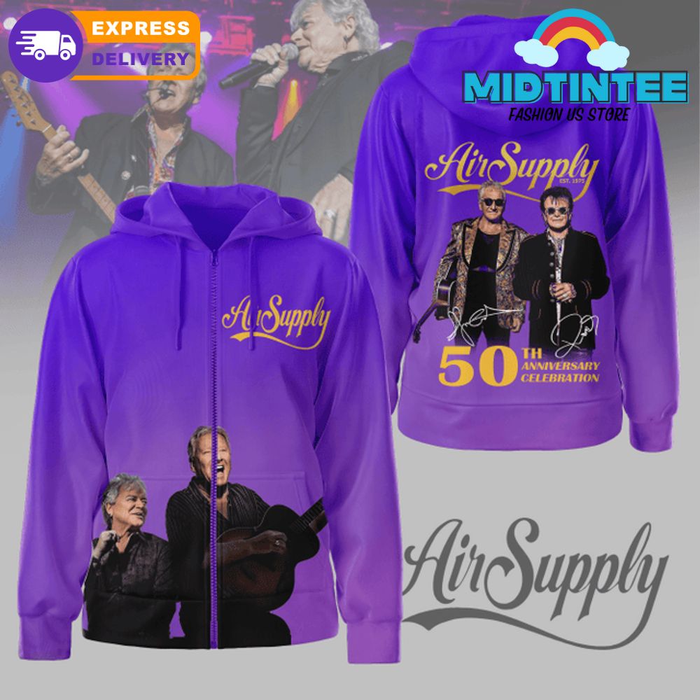 Air Supply 50th Anniversary Celebration 2025 Hoodie