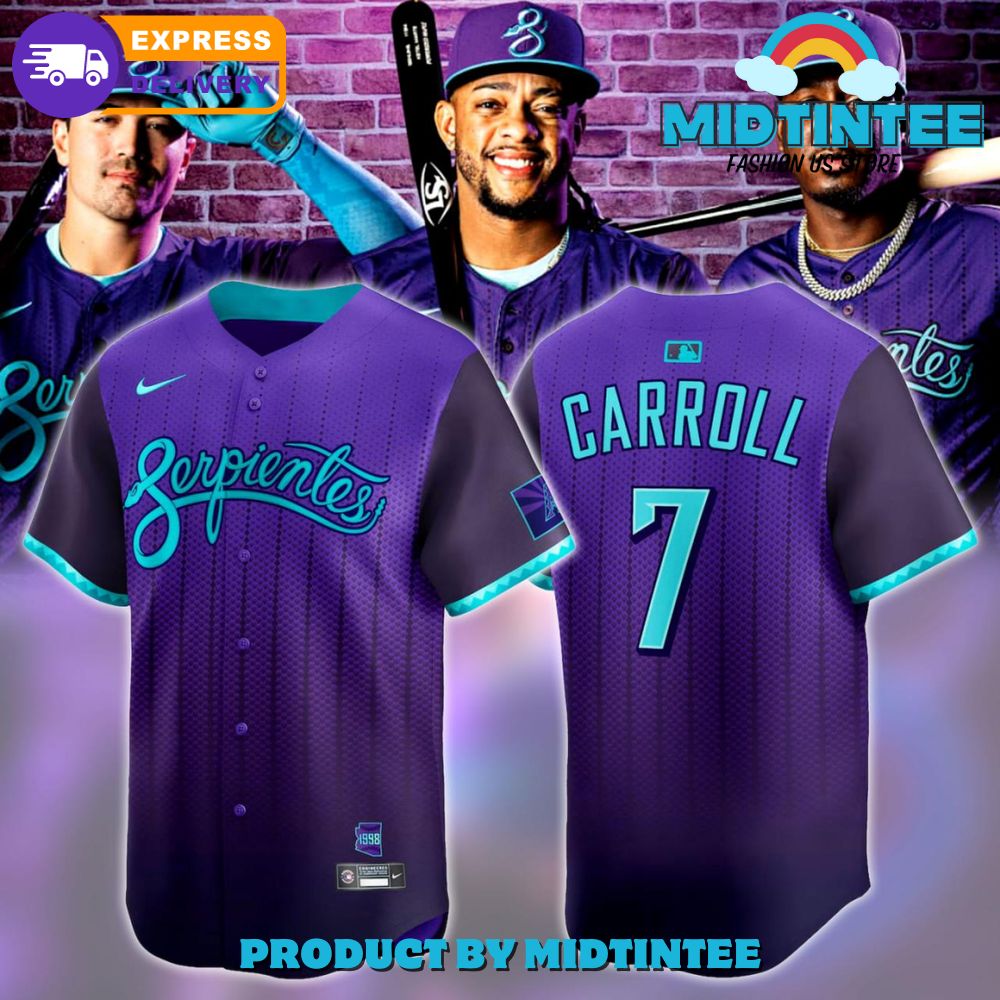 Arizona Diamondbacks x “Serpientes” City Connect 2025 Baseball Jersey