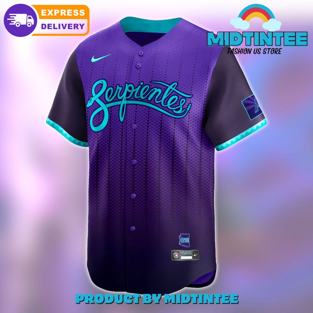 Arizona Diamondbacks x “Serpientes” City Connect 2025 Baseball Jersey