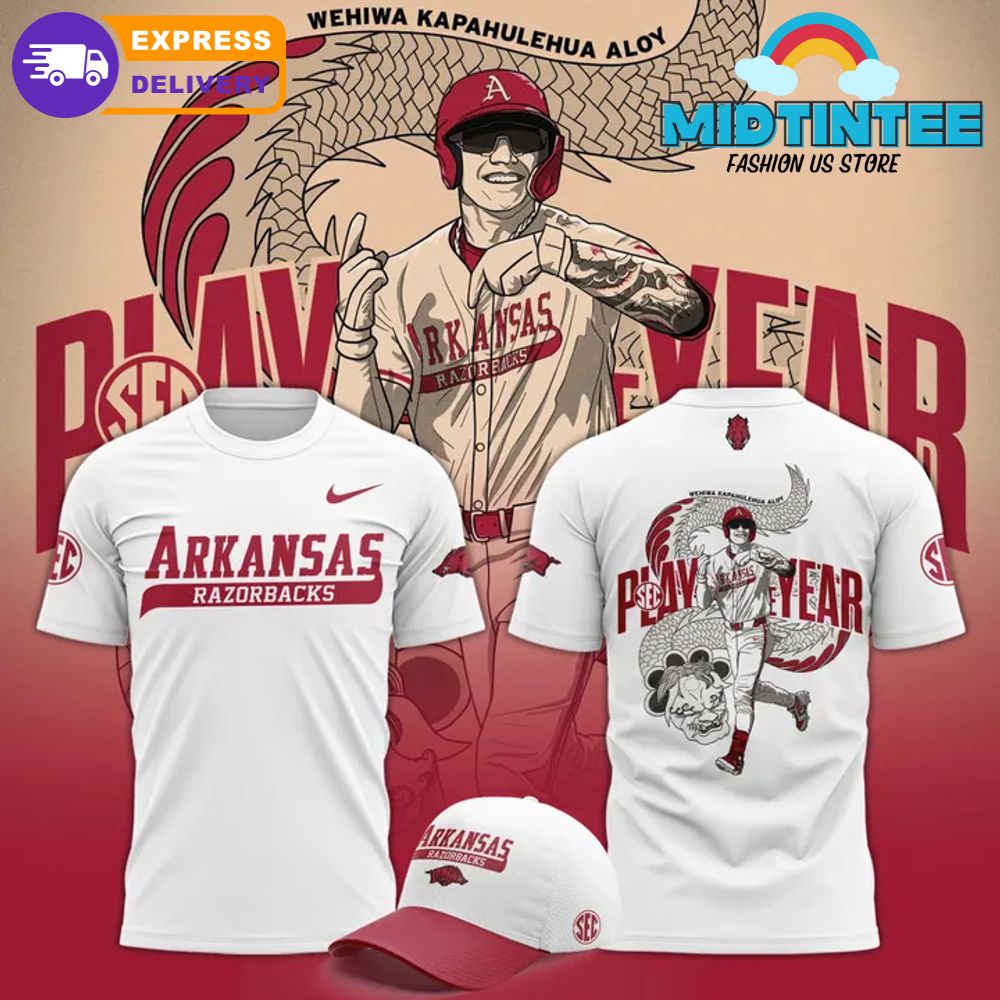 Arkansas Razorback Baseball Wehiwa Aloy Player Of The Year 2025 Shirt
