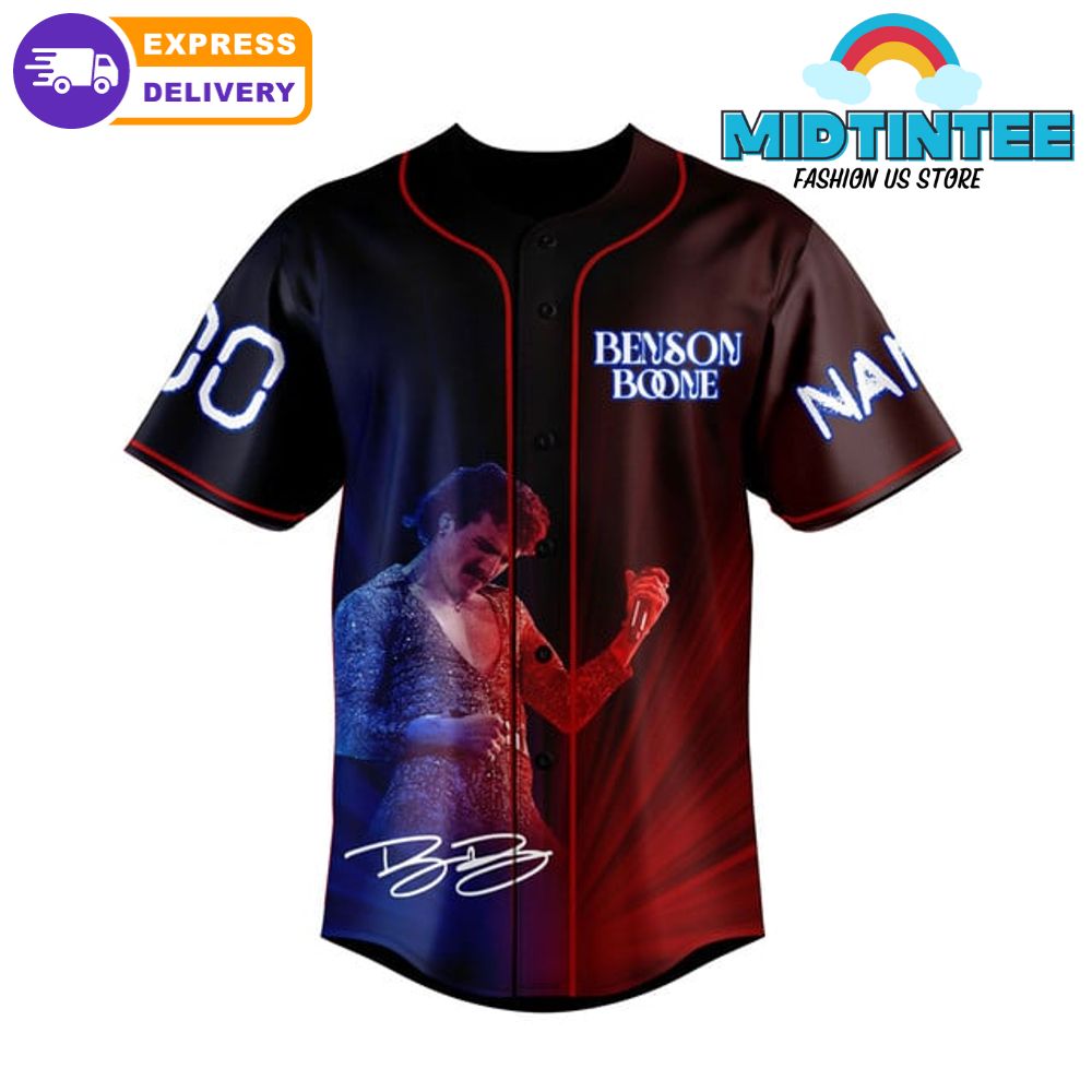 Benson Boone American Heart Tour 2025 Baseball Jersey
