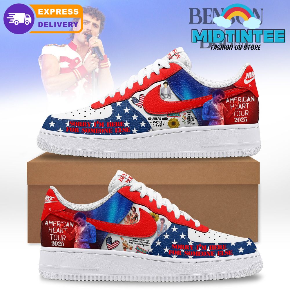 Benson Boone American Heart Tour 2025 Nike Air Force 1