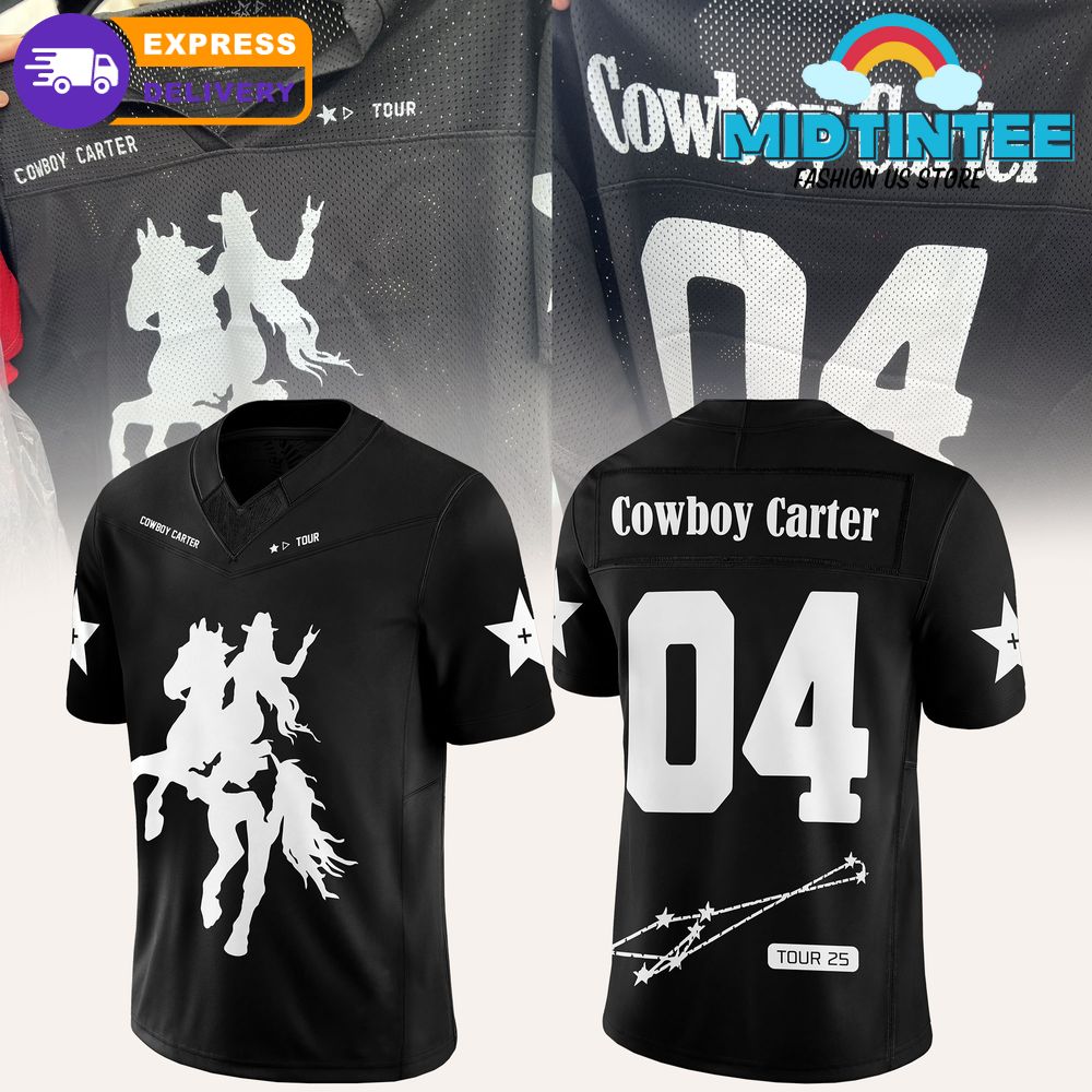 Beyoncé Cowboy Carter Tour 2025 Jersey – Black