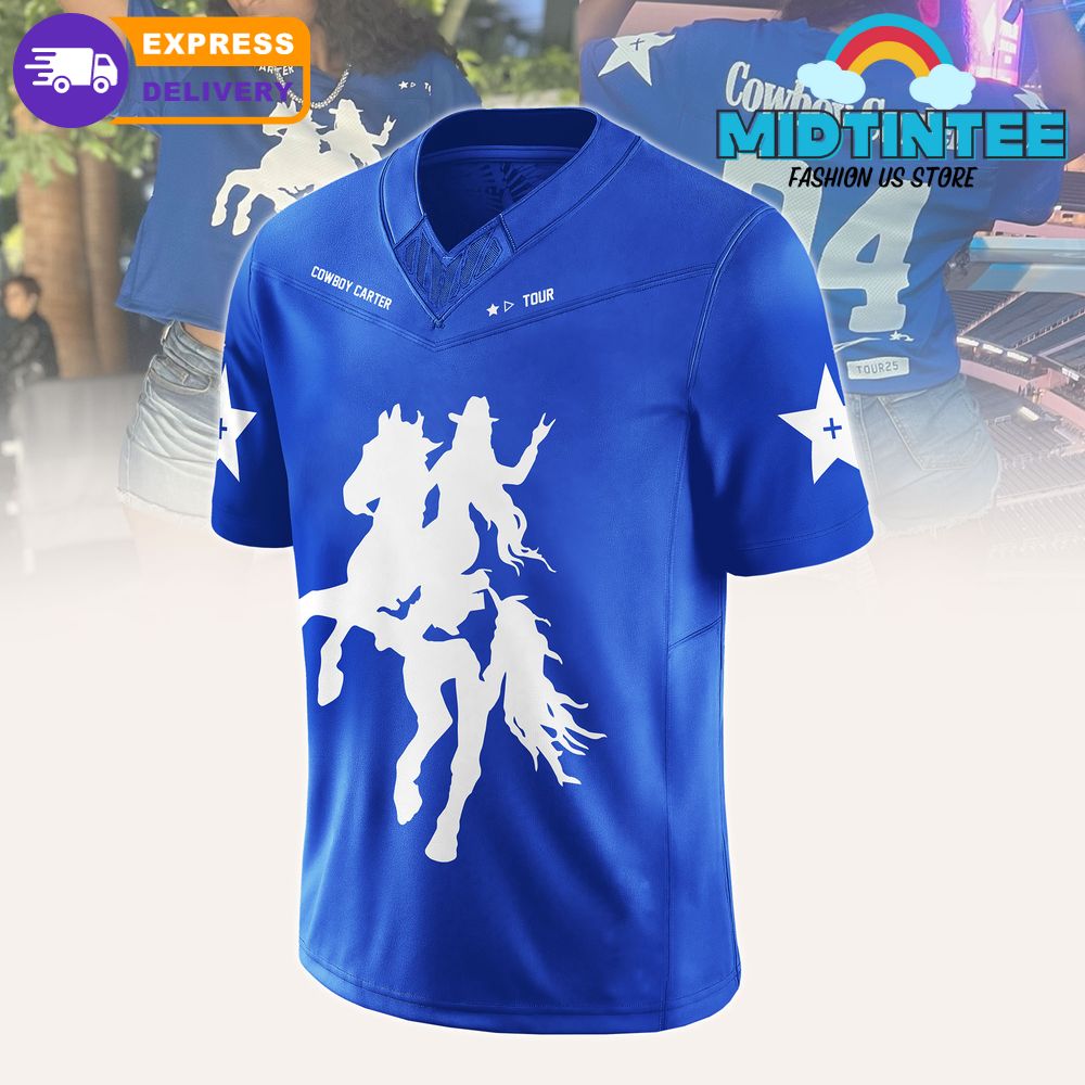 Beyoncé Cowboy Carter Tour 2025 Jersey – Blue