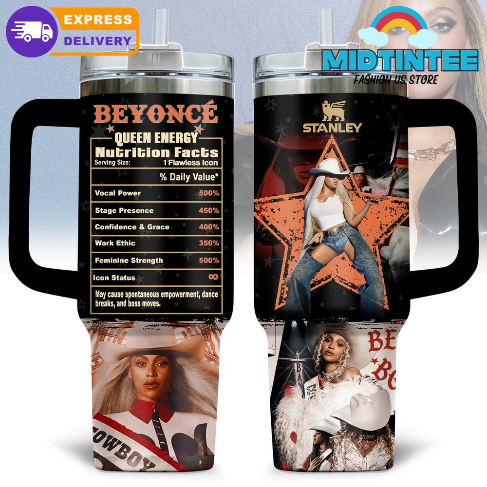 Beyonce Cowboy Carter Tour 2025 Stanley Tumbler