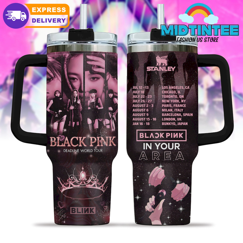 Blackpink Deadline World Tour 2025 Limited Edition Stanley Tumbler