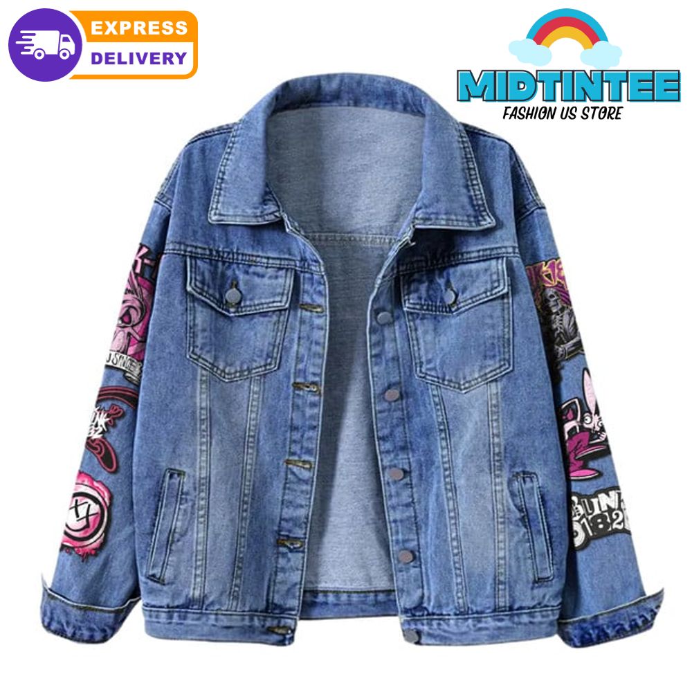 Blink-182 Missionary Impossible 2025 Tour Denim Jacket