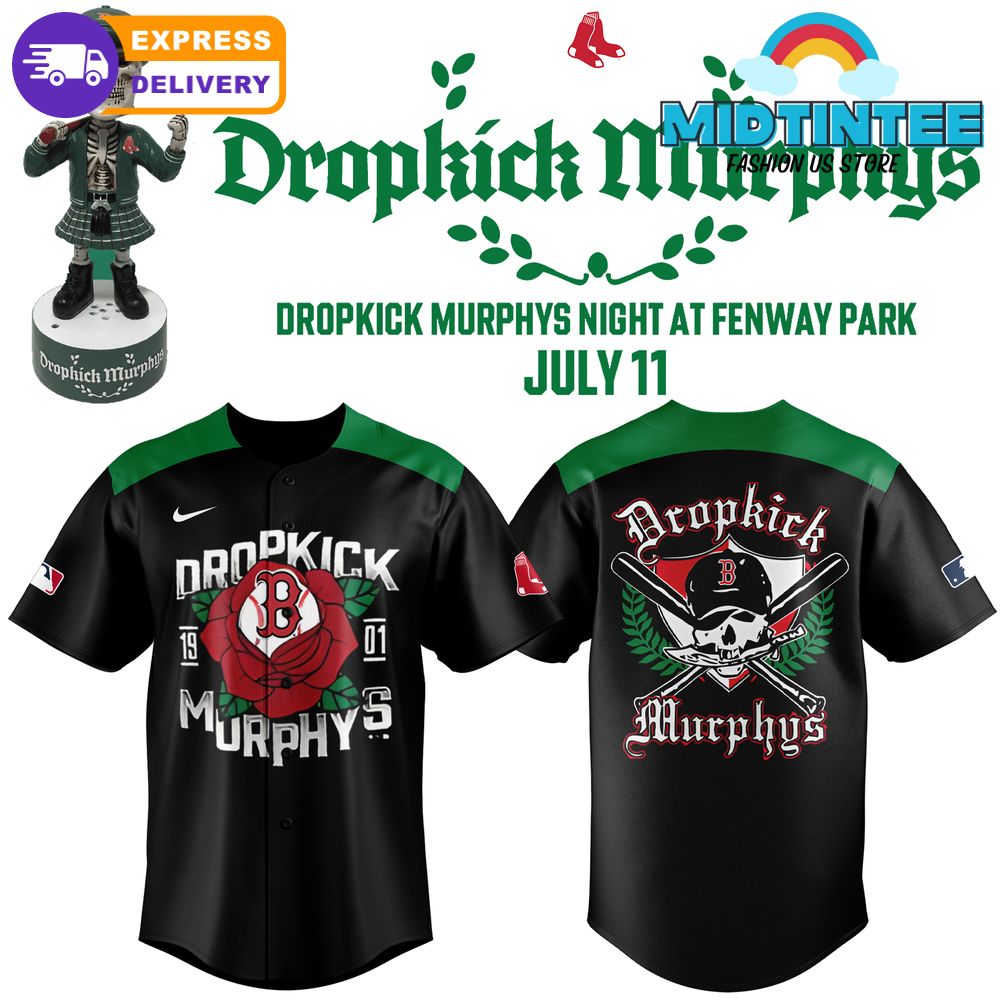 Boston Red Sox x Dropkick Murphys Night 2025 Baseball Jersey