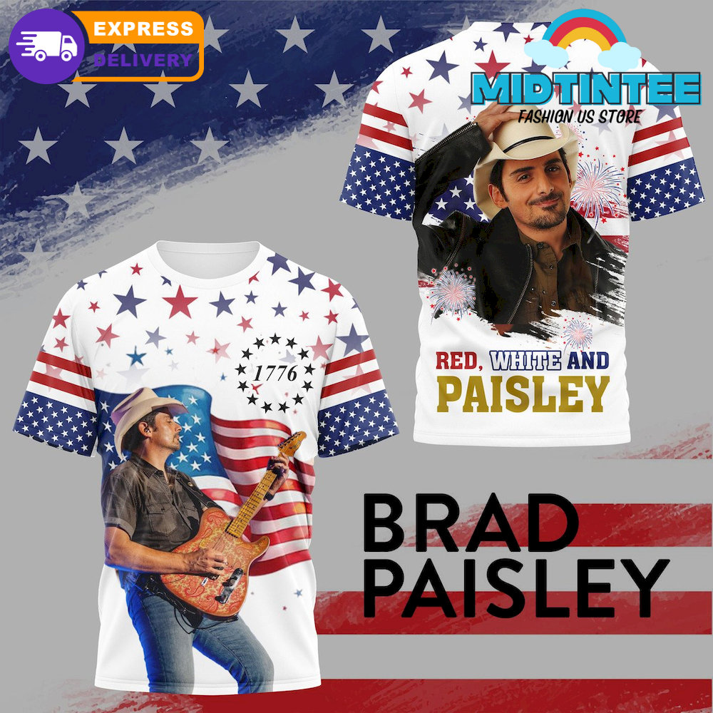 Brad Paisley Happy Independence Day 2025 Shirt