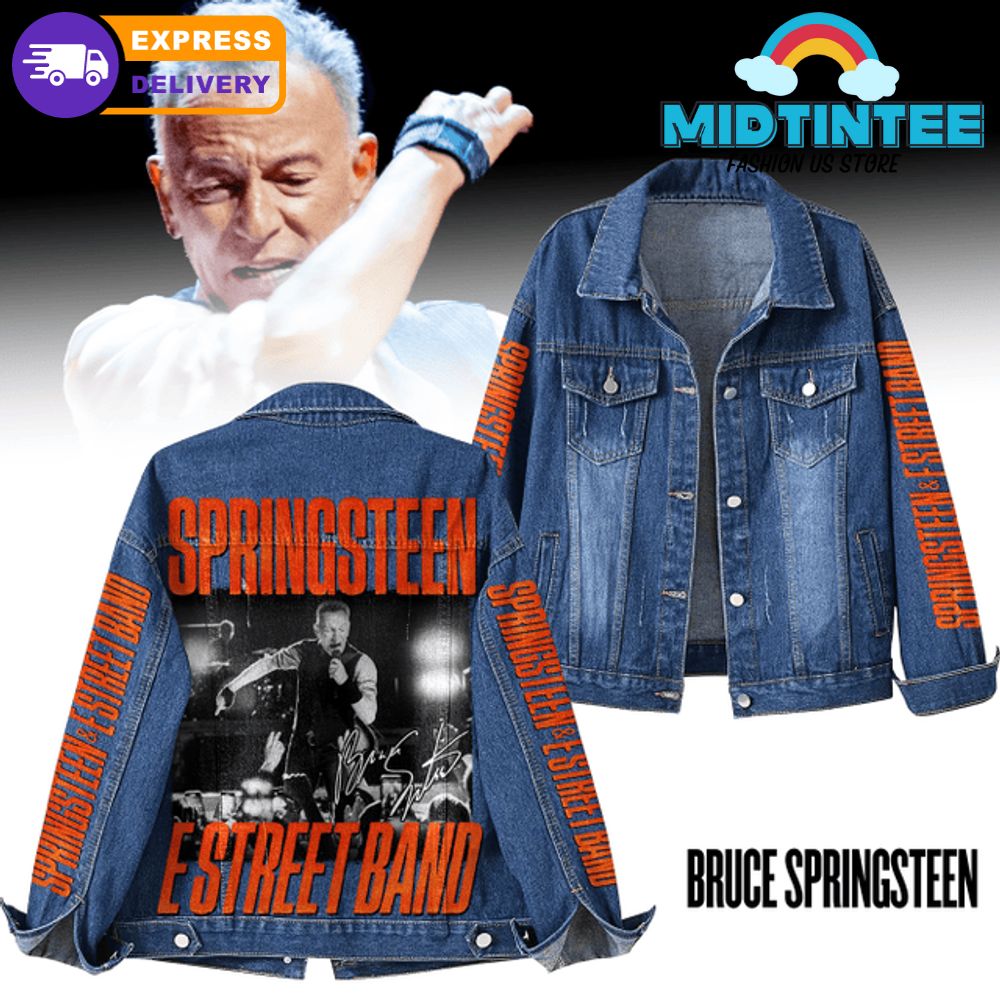 Bruce Springsteen E Street Band 2025 Denim Jacket