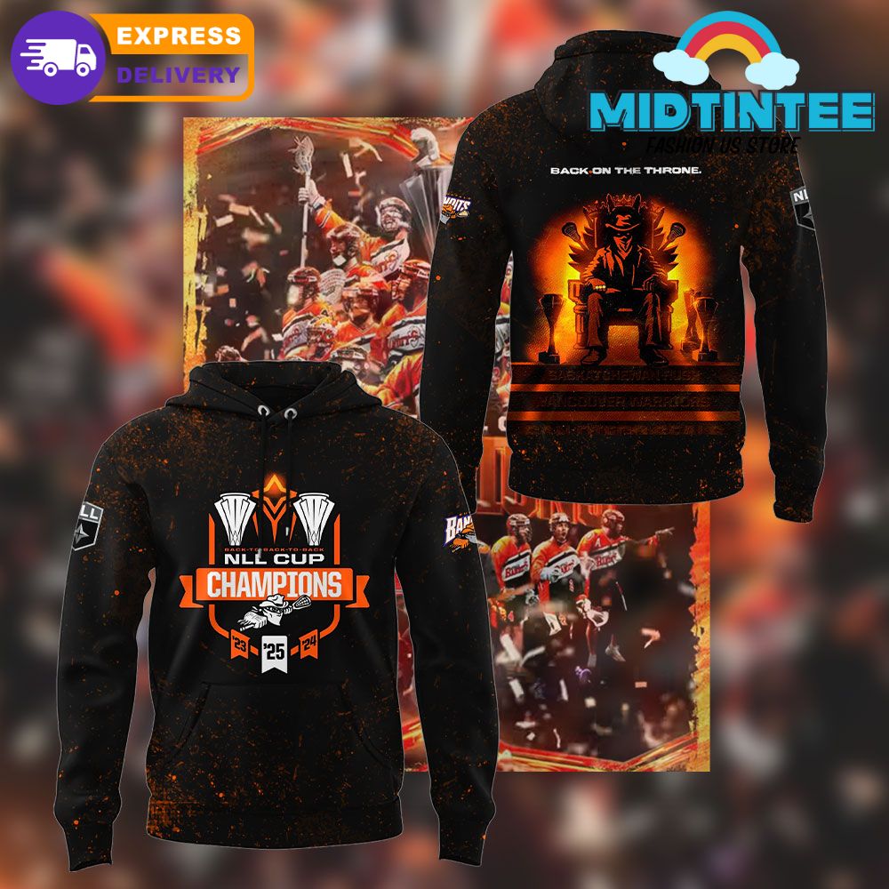 Buffalo Bandits NLL Cup Champions 2025 Limited Edition Hoodie Set