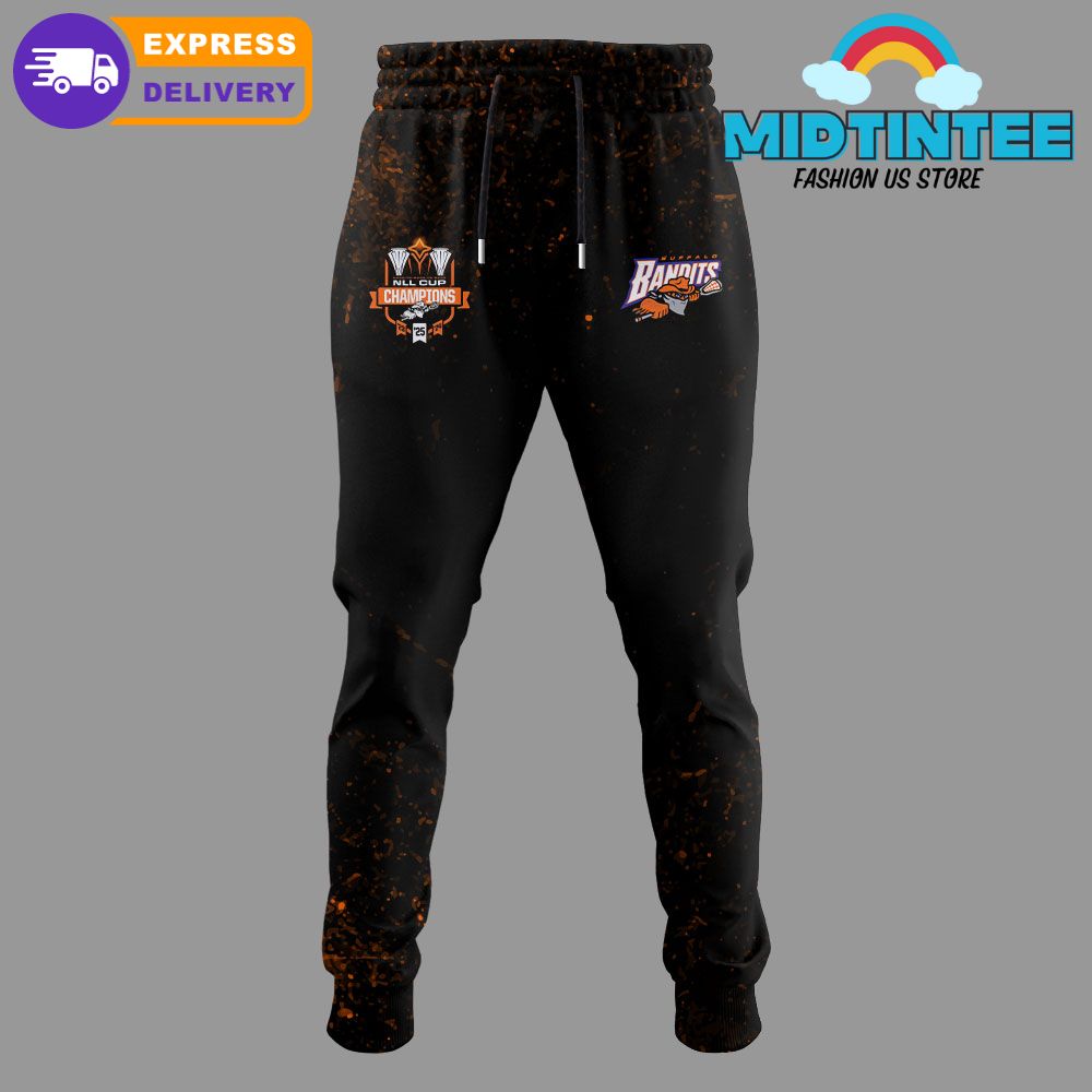 Buffalo Bandits NLL Cup Champions 2025 Limited Edition Hoodie Set