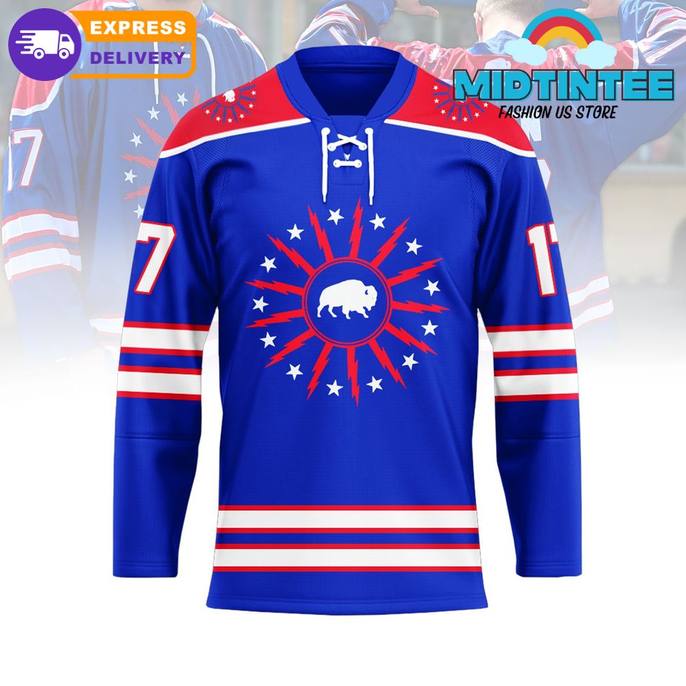Buffalo Bills Josh Allen Limited Edition Hockey Jersey