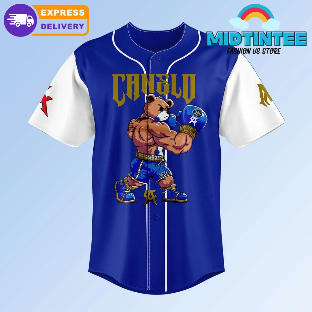 Canelo Alvarez Bear Boxing Special Baseball Jersey