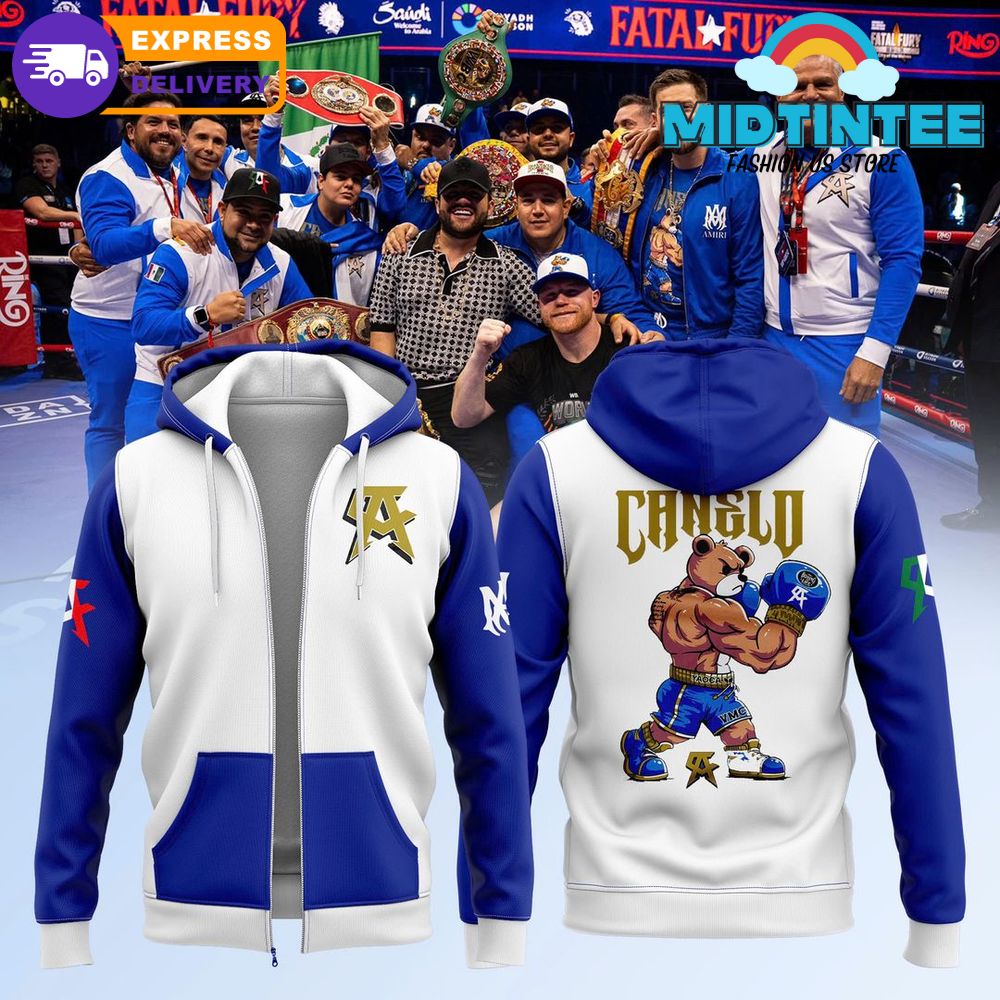 Canelo Alvarez Bear Boxing Special Zip Hoodie