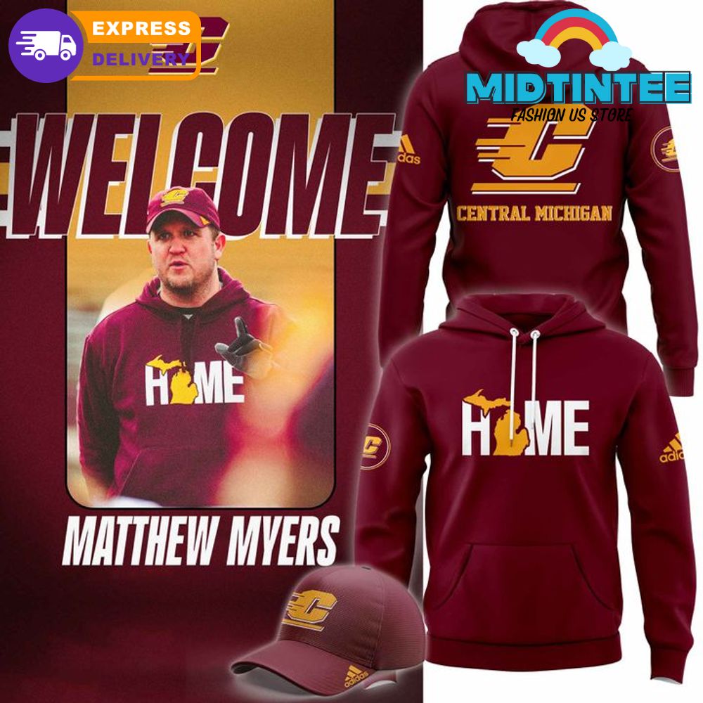 Central Michigan Football Welcome Matthew Myers 2025 Hoodie Set
