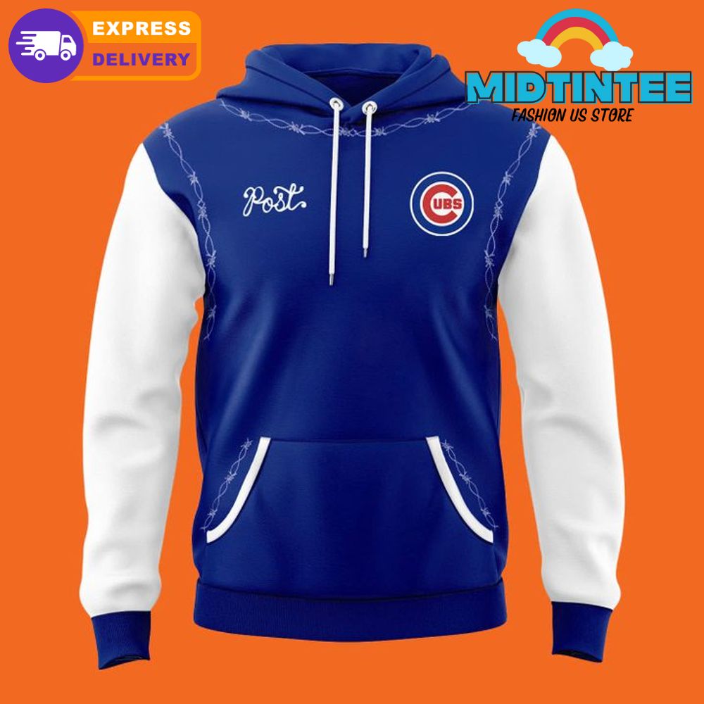 Chicago Cubs x 2025 Post Malone Wrigley Field Concert Hoodie