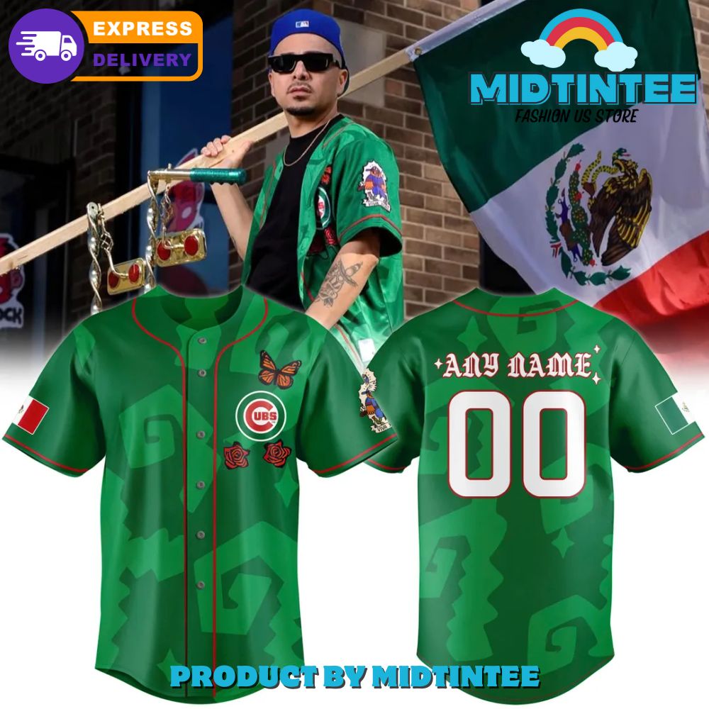 Chicago Cubs x Mexican Heritage 2025 Green Baseball Jersey