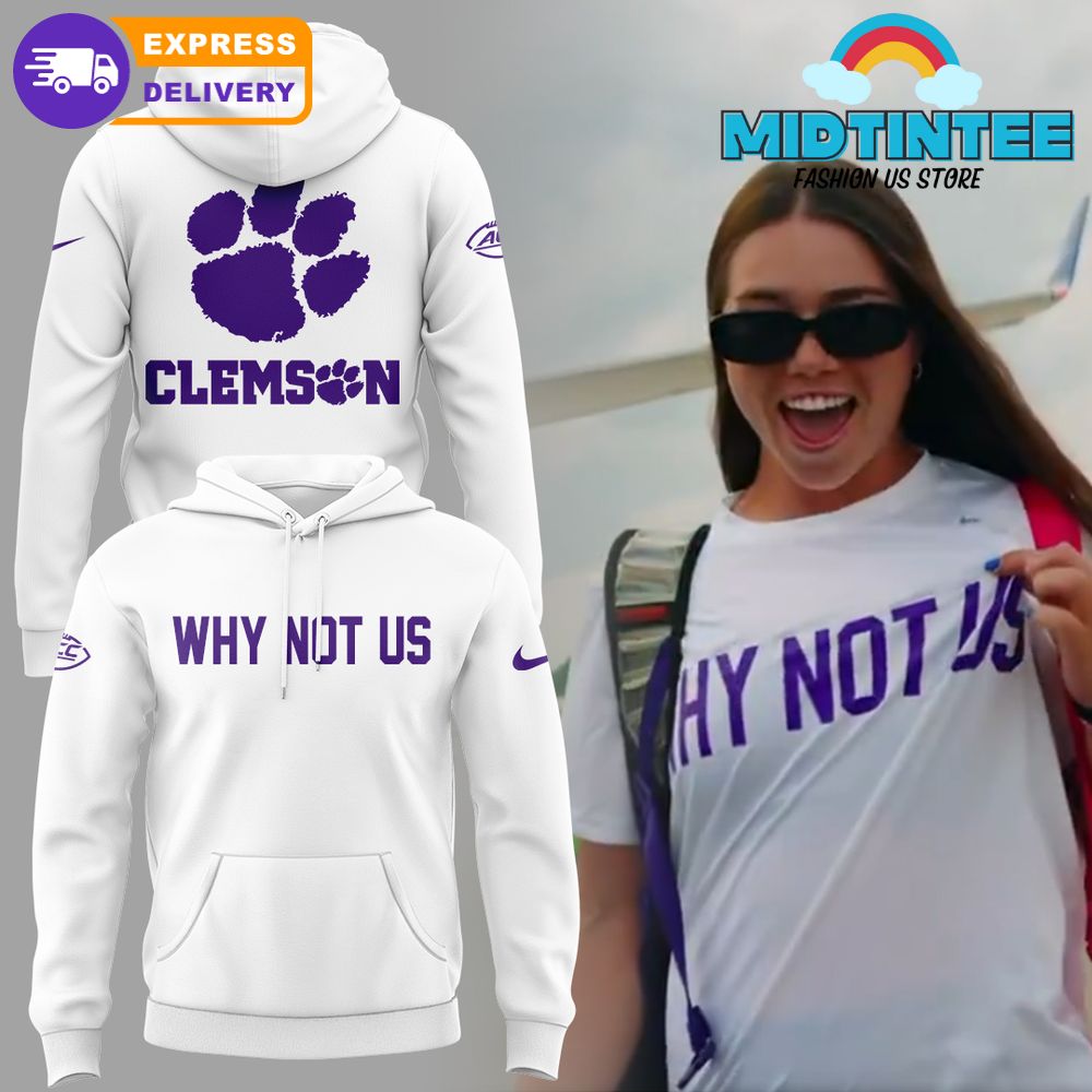 Clemson Tiger Softball “Why Not Us” 2025 Limited Hoodie Set