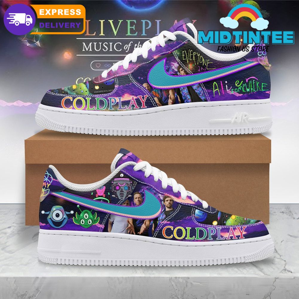 Coldplay Music of the Spheres World Tour 2025 Nike Air Force 1