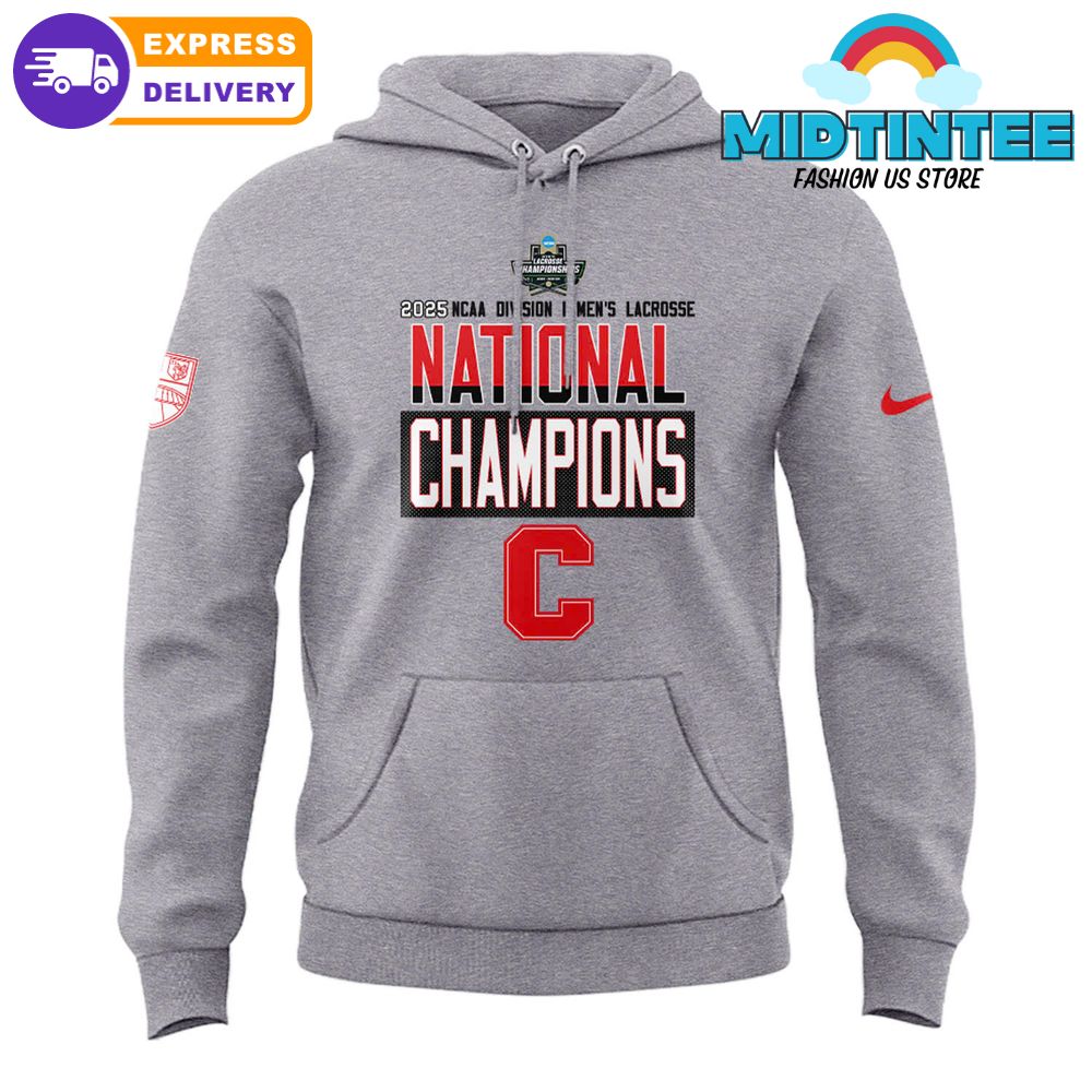 Cornell Big Red 2025 National Champions Division I Lacrosse Hoodie