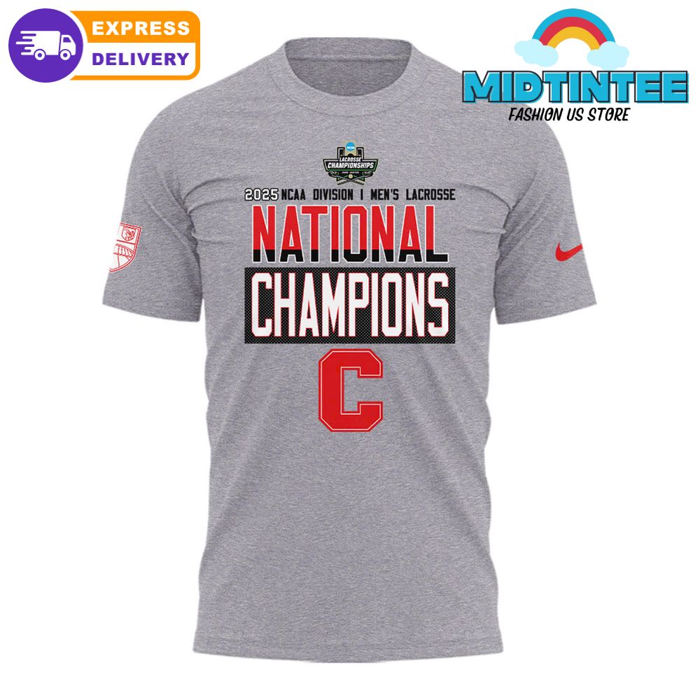 Cornell Big Red 2025 National Champions Division I Lacrosse Shirt