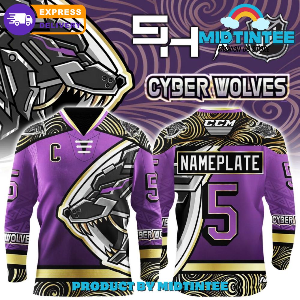 Cyber Wolves Alpha Limited NHL Collab Edition Hockey Jersey