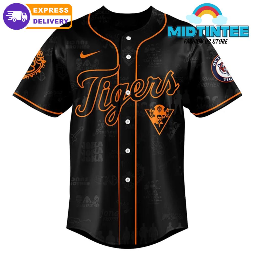Detroit Tigers x Jonas Brothers x Marshmello 2025 Tour Baseball Jersey