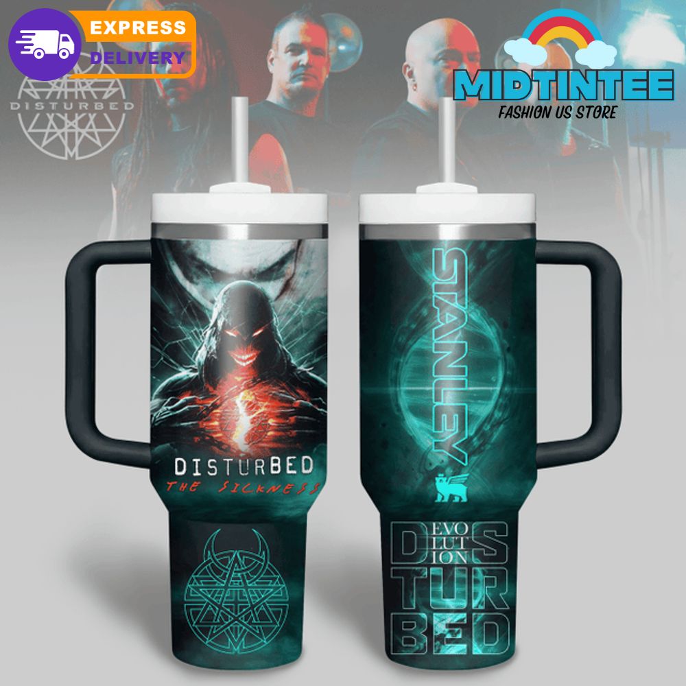 Disturbed The Sickness 25th Anniversary Tour Stanley Tumbler