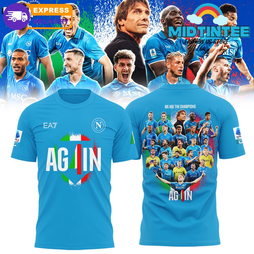 SSC Napoli We Are The Champions 2025 Shirt
