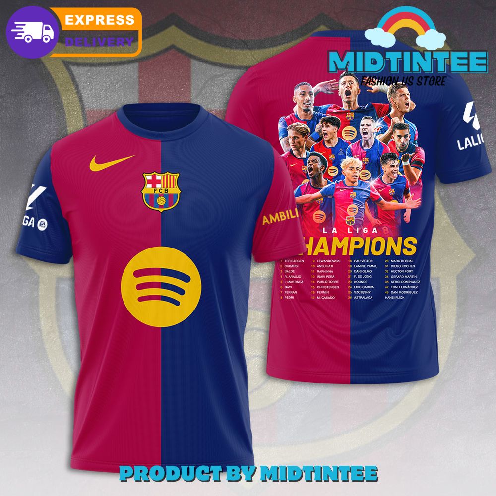 FC Barcelona 2025 Champions La Liga Limited Edition Shirt