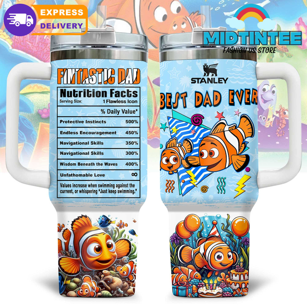 Finding Nemo Best Dad Ever Special Stanley Tumbler