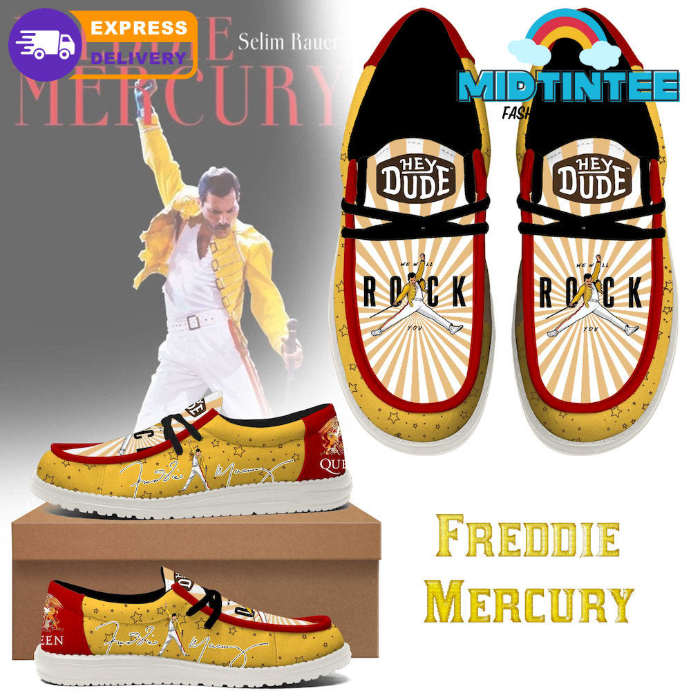 Freddie Mercury We Will Rock You Loafer Shoes
