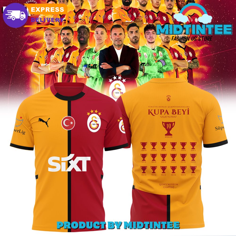 Galatasaray Turkish Super Lig 2025 Champions Limited Edition Shirt