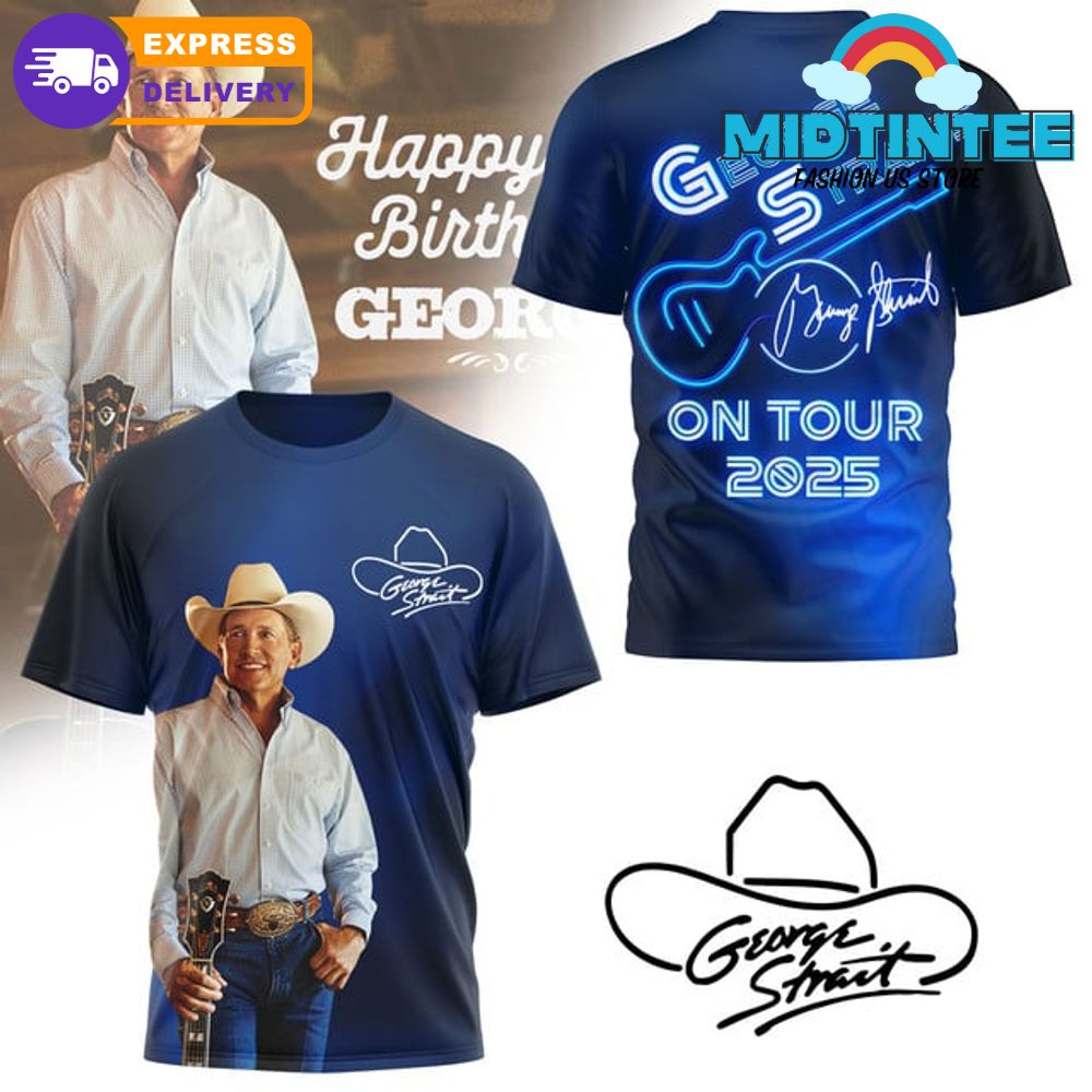 George Strait Country Singer On Tour 2025 Shirt